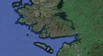 Map of a large area in the West